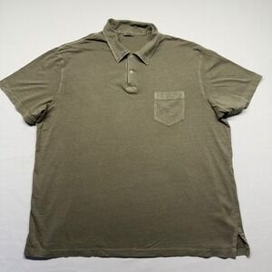 Polo Ralph Lauren Pocket Polo Shirt XL Green Cotton Classic Short Sleeve